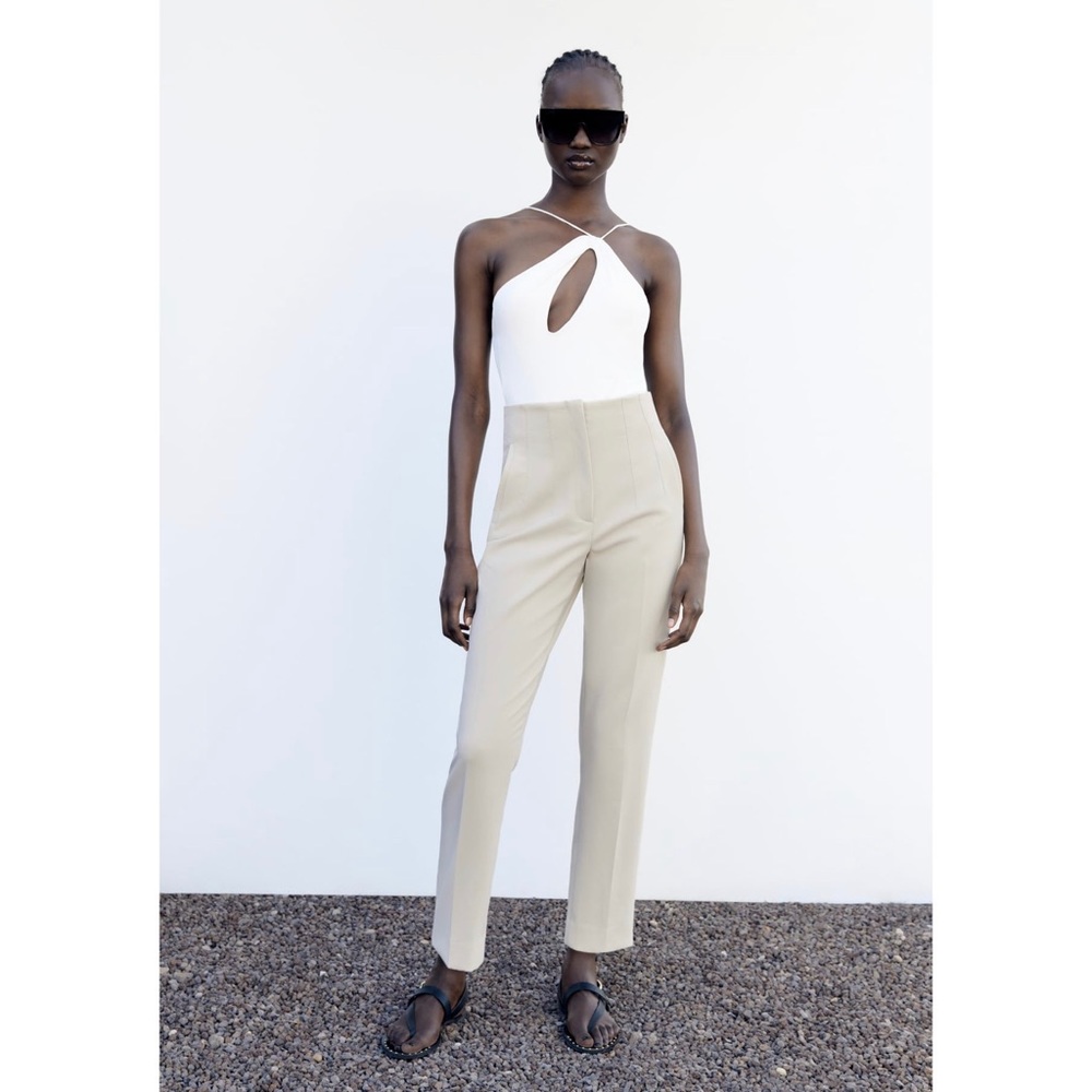 Zara HIGH-WAISTED PANTS